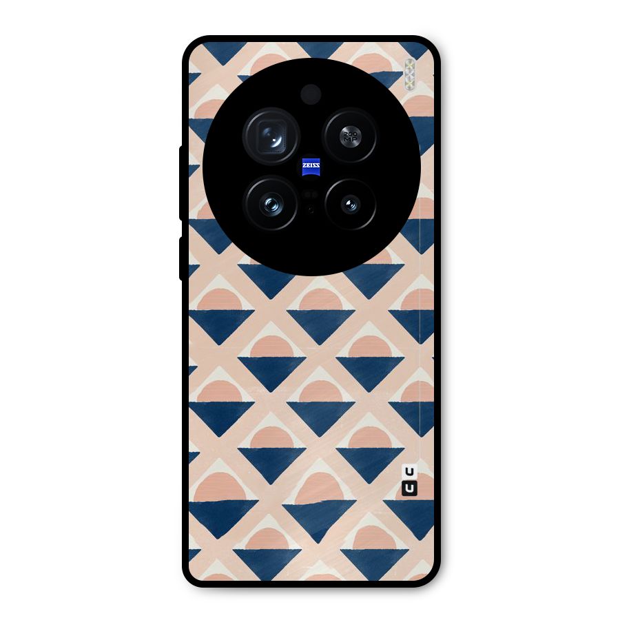Diamond Circle Pattern Metal Back Case for Vivo X200 Pro