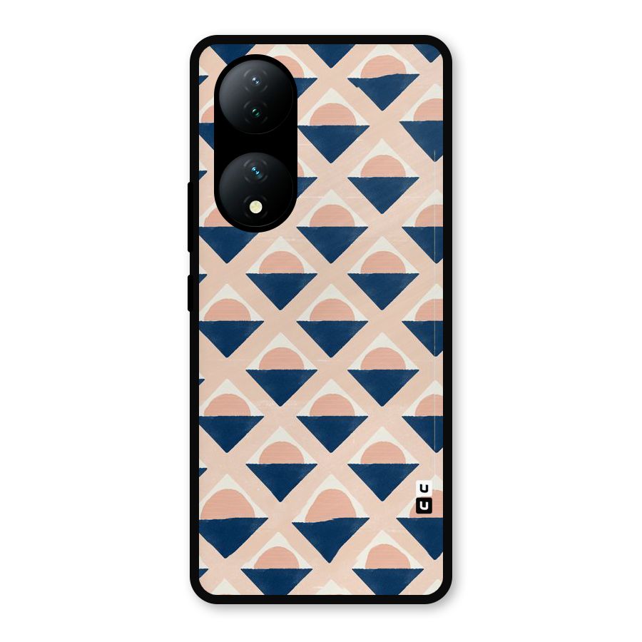 Diamond Circle Pattern Metal Back Case for Vivo Y100