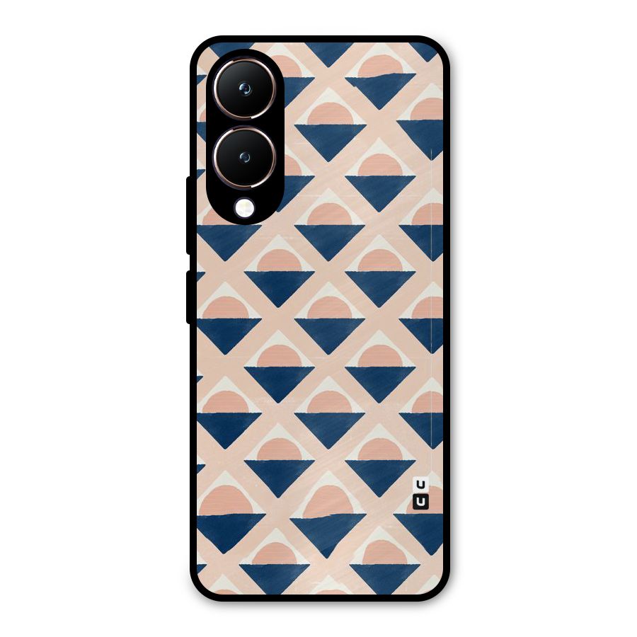 Diamond Circle Pattern Metal Back Case for Vivo Y28