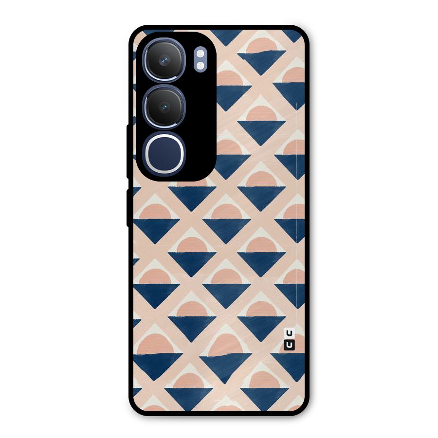 Diamond Circle Pattern Metal Back Case for Vivo Y29