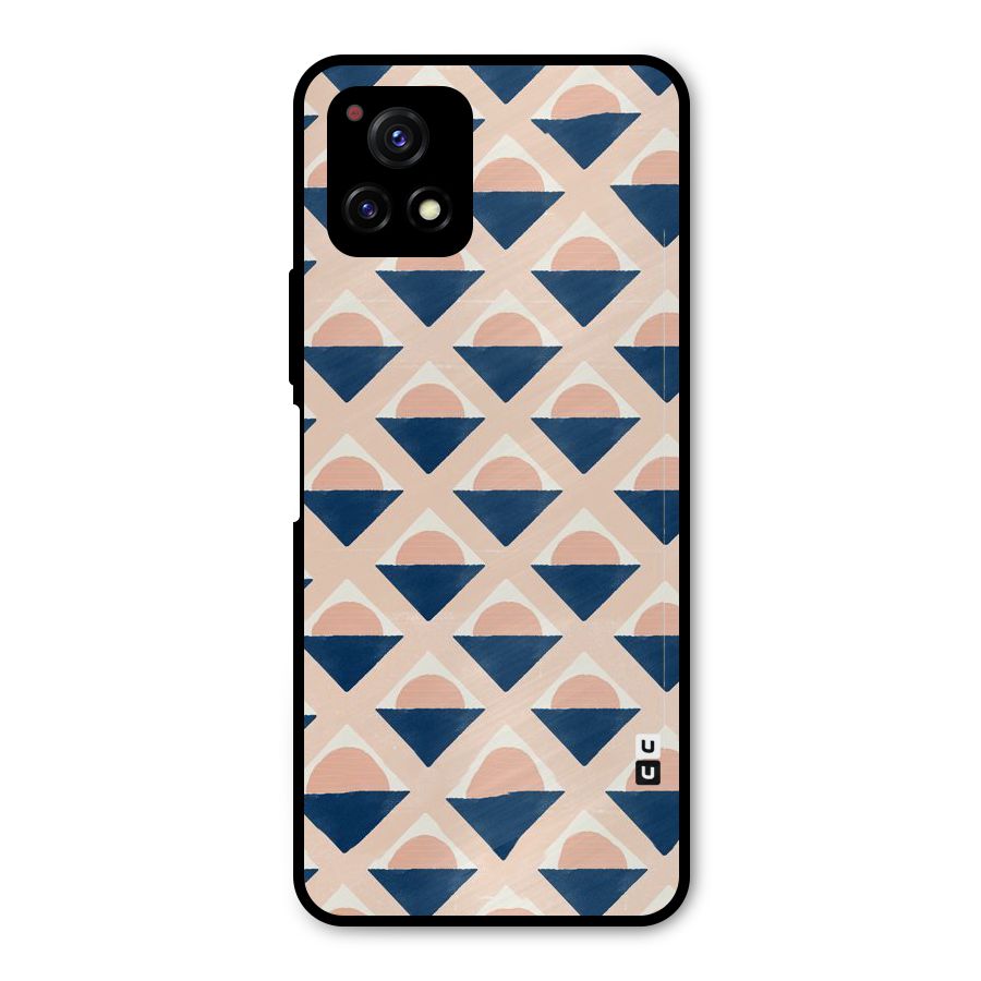 Diamond Circle Pattern Metal Back Case for Vivo Y72 5G