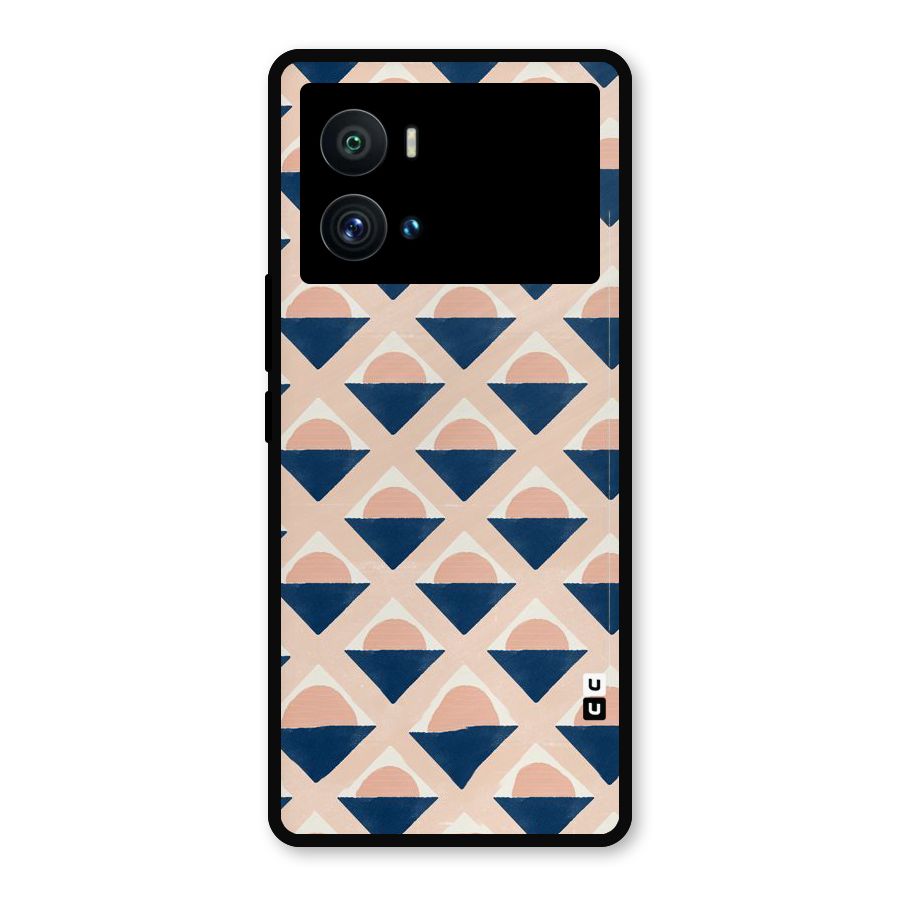 Diamond Circle Pattern Metal Back Case for iQOO 9 Pro