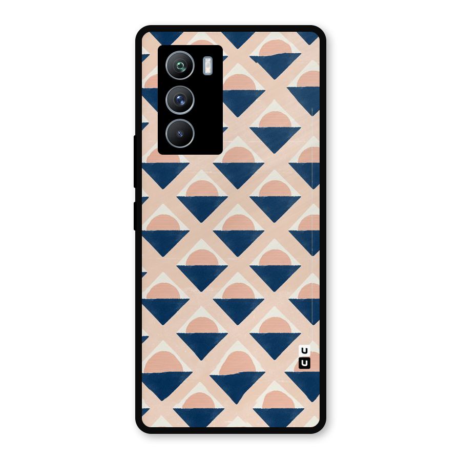Diamond Circle Pattern Metal Back Case for iQOO 9 SE