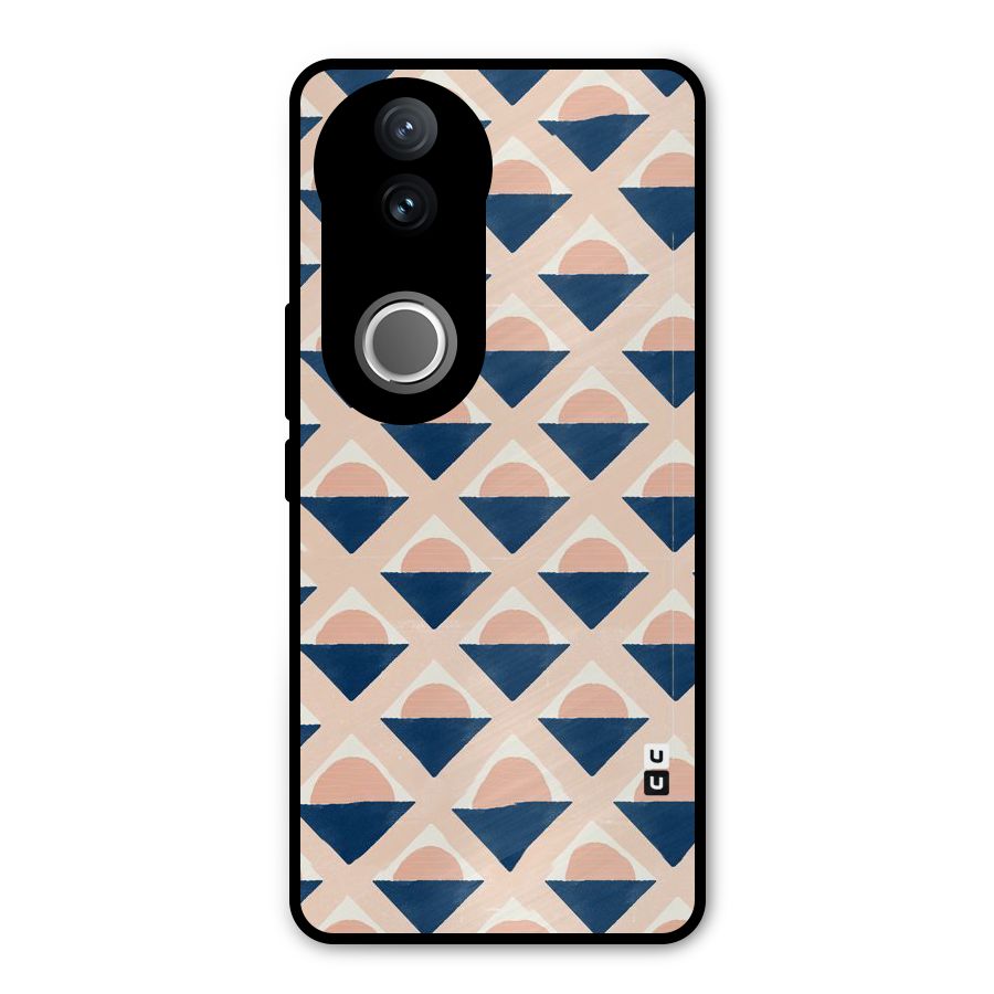 Diamond Circle Pattern Metal Back Case for iQOO Z10R