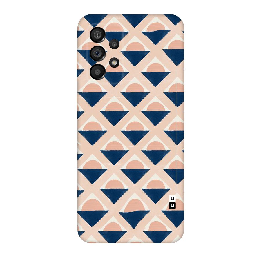 Diamond Circle Pattern Original Polycarbonate Back Case for Galaxy A73 5G