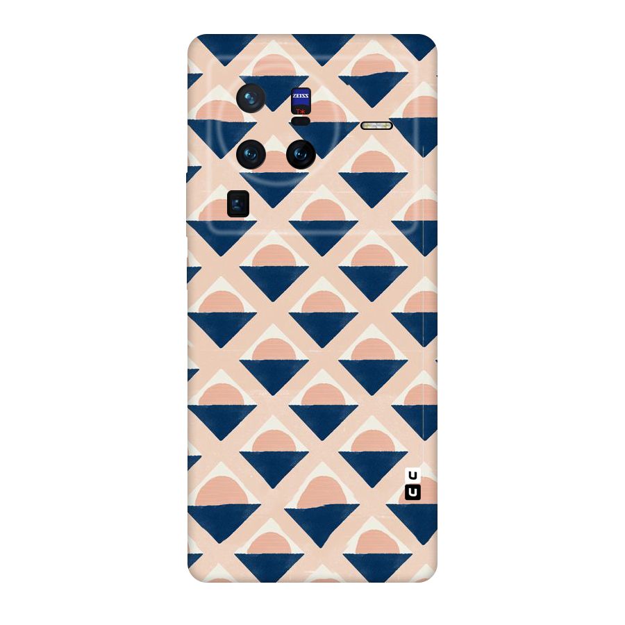 Diamond Circle Pattern Original Polycarbonate Back Case for Vivo X80