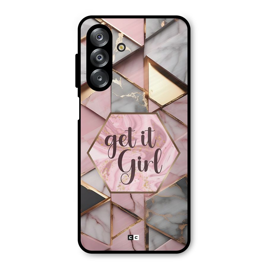 Diamond Girl Metal Back Case for Galaxy A26
