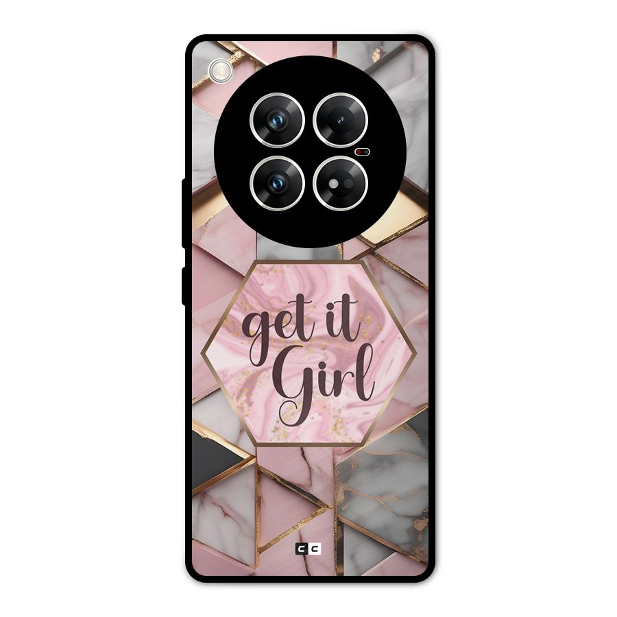 Diamond Girl Metal Back Case for Infinix Zero 40 5G