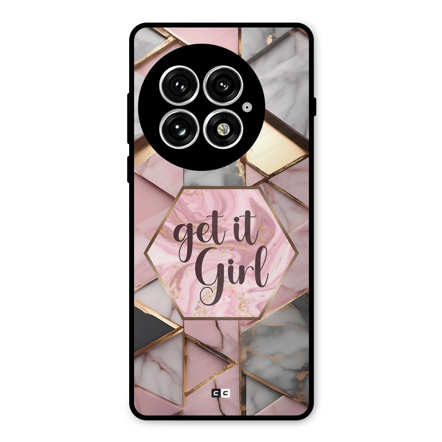 Diamond Girl Metal Back Case for OnePlus 13