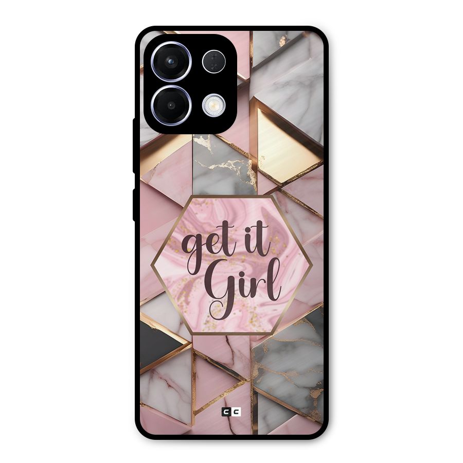 Diamond Girl Metal Back Case for Oppo K13