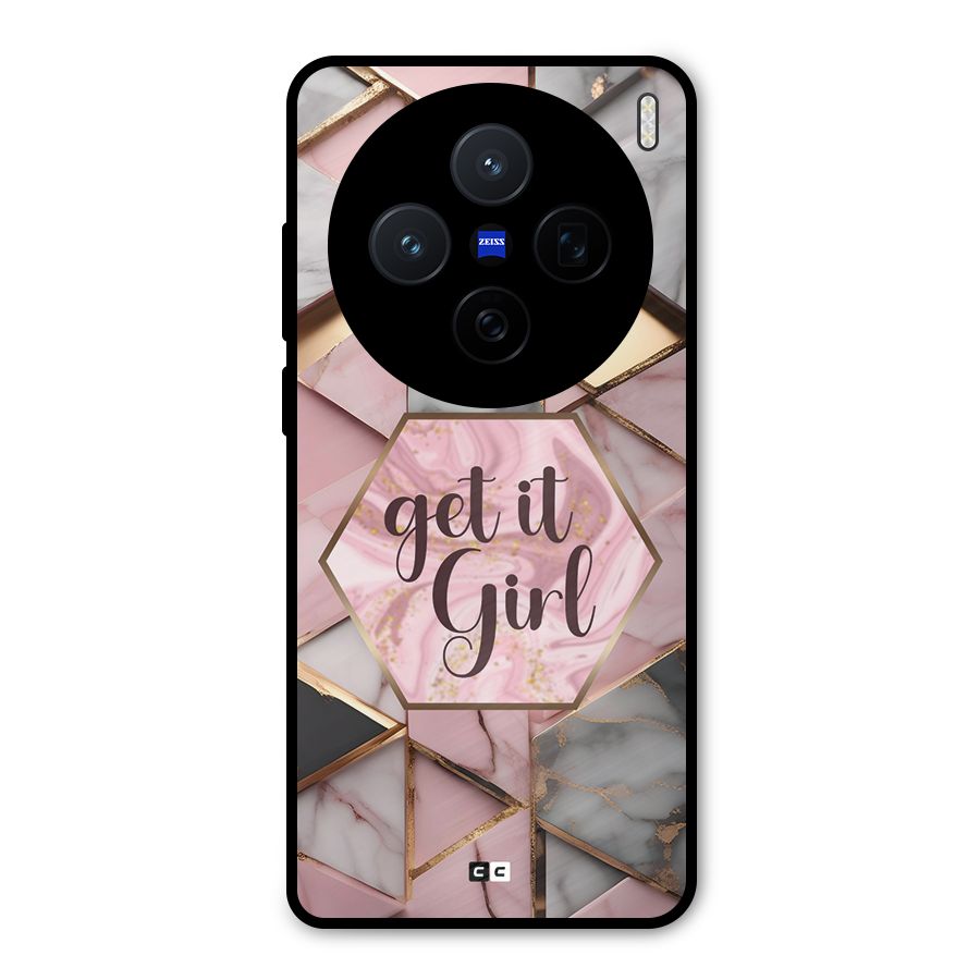 Diamond Girl Metal Back Case for Vivo X200