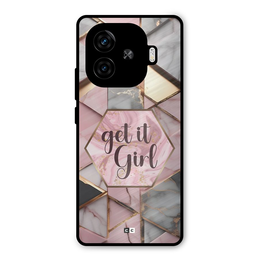 Diamond Girl Metal Back Case for iQOO Neo 10R