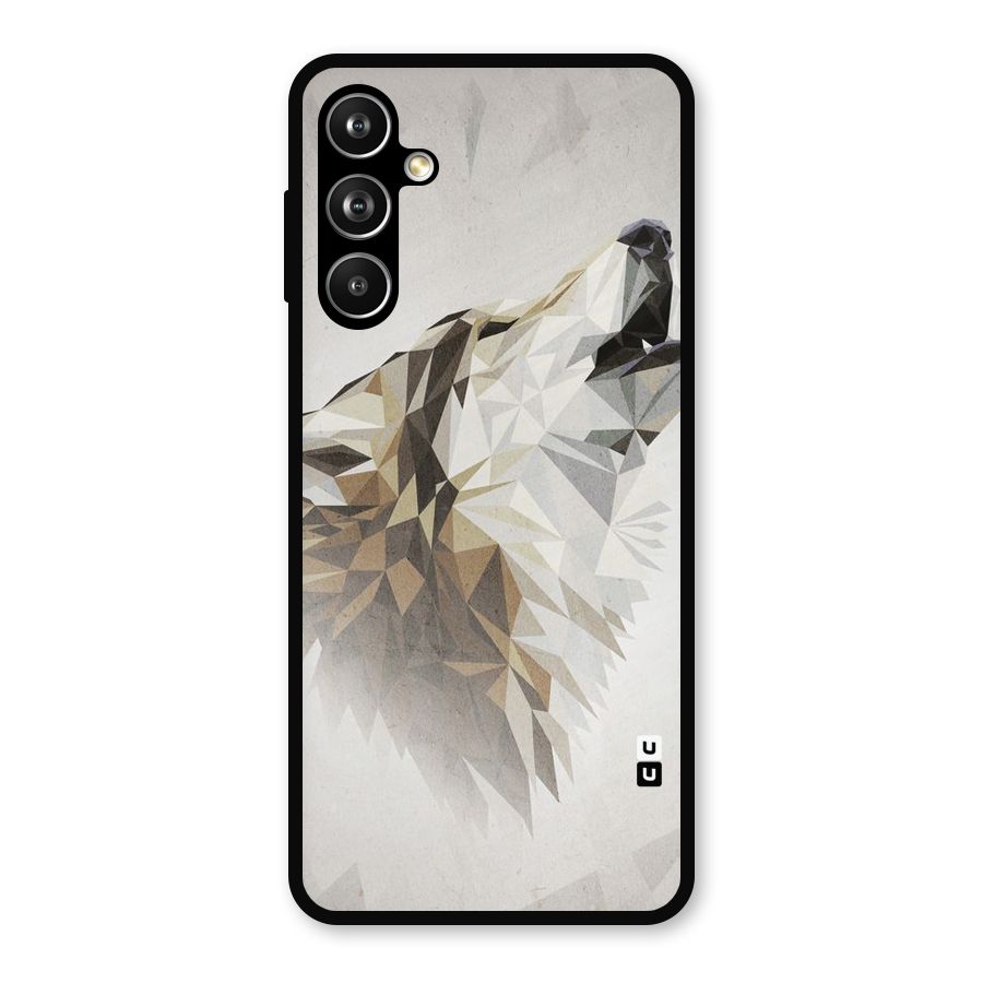 Diamond Wolf Metal Back Case for Galaxy F54