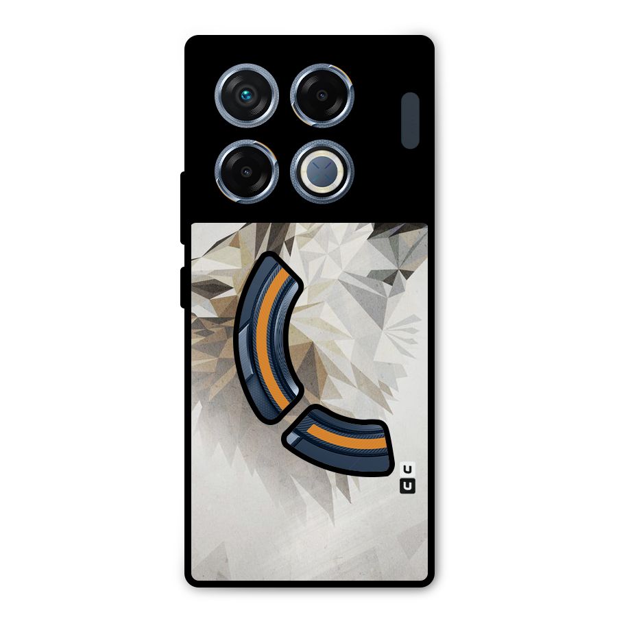 Diamond Wolf Metal Back Case for Infinix GT 20 Pro