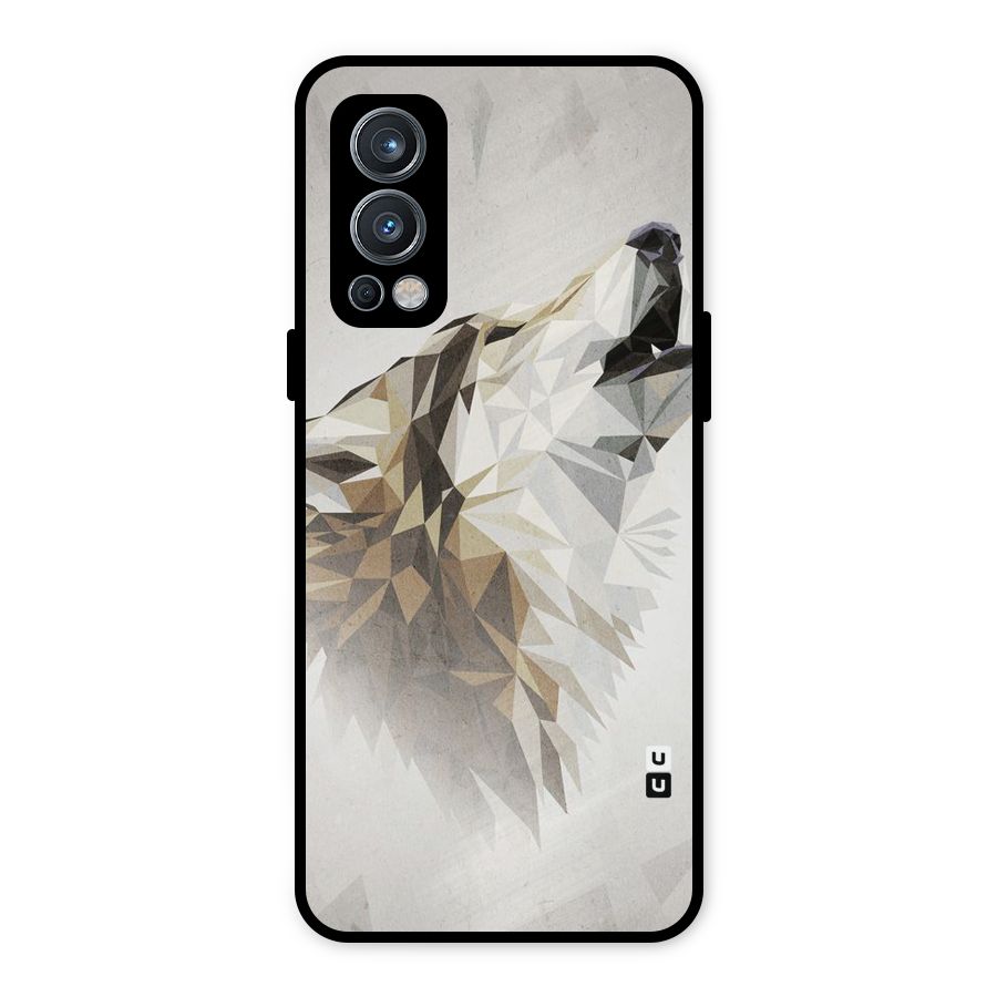 Diamond Wolf Metal Back Case for OnePlus Nord 2 5G