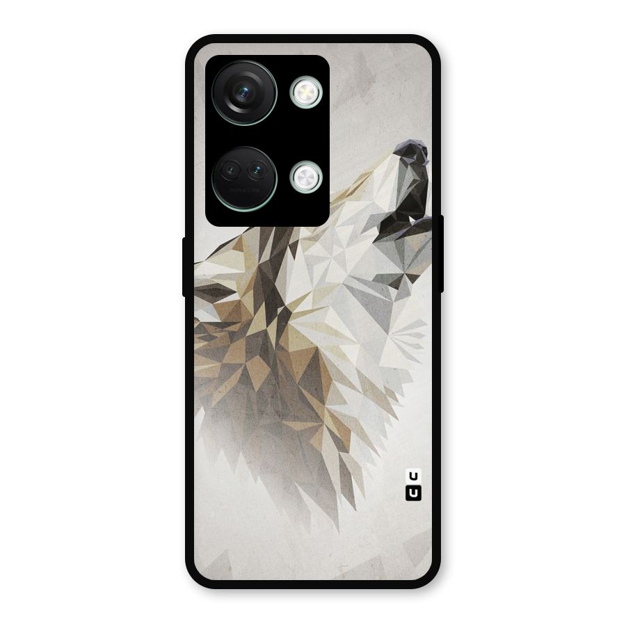 Diamond Wolf Metal Back Case for OnePlus Nord 3