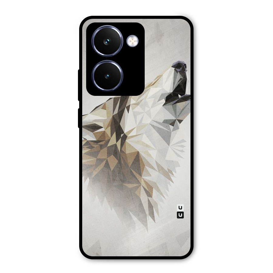 Diamond Wolf Metal Back Case for Realme P3 Ultra