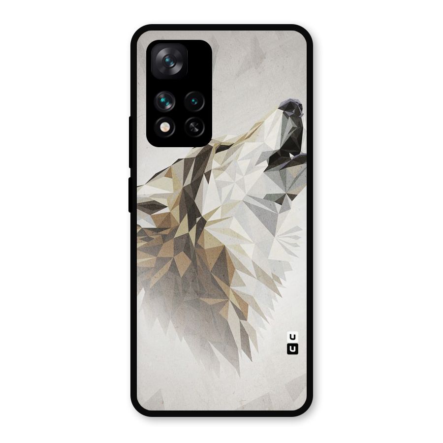 Diamond Wolf Metal Back Case for Xiaomi 11i Hypercharge 5G