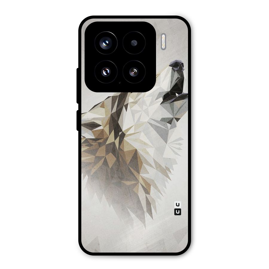 Diamond Wolf Metal Back Case for Xiaomi 15