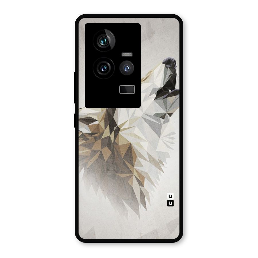 Diamond Wolf Metal Back Case for iQOO 11 5G