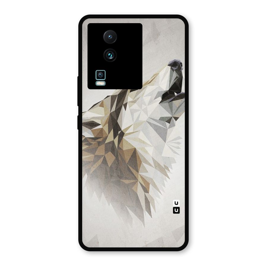 Diamond Wolf Metal Back Case for iQOO Neo 7