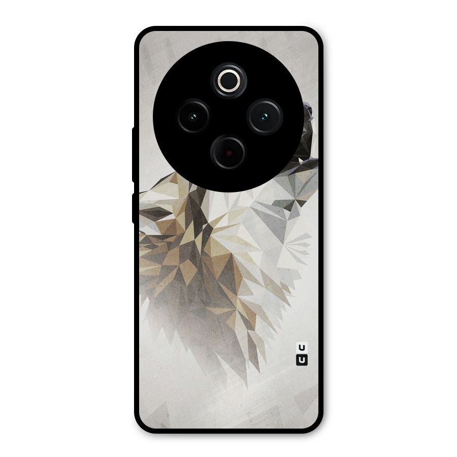 Diamond Wolf Metal Back Case for iQOO Z10
