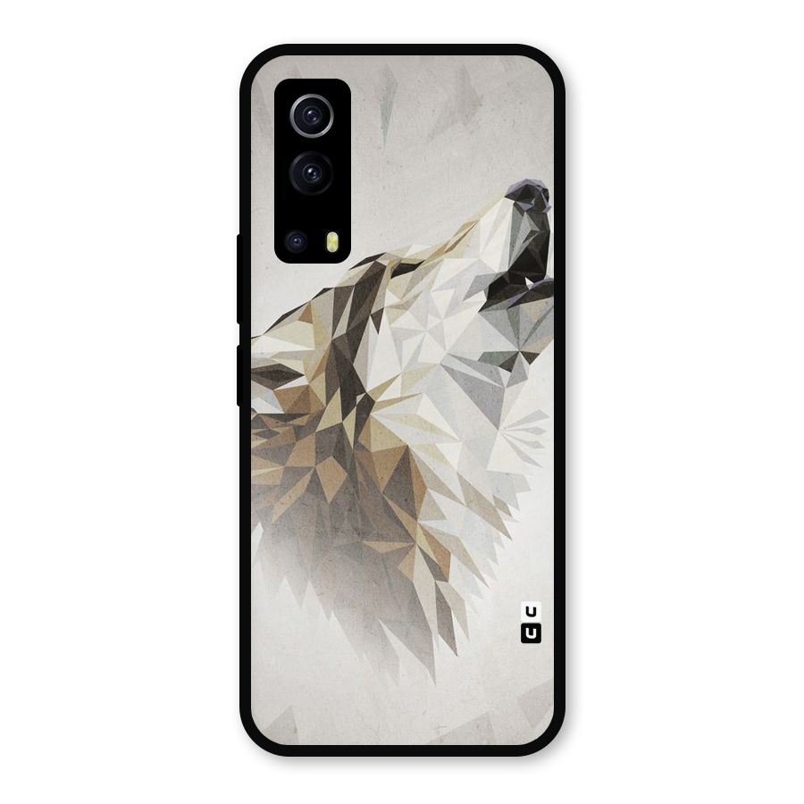 Diamond Wolf Metal Back Case for iQOO Z3