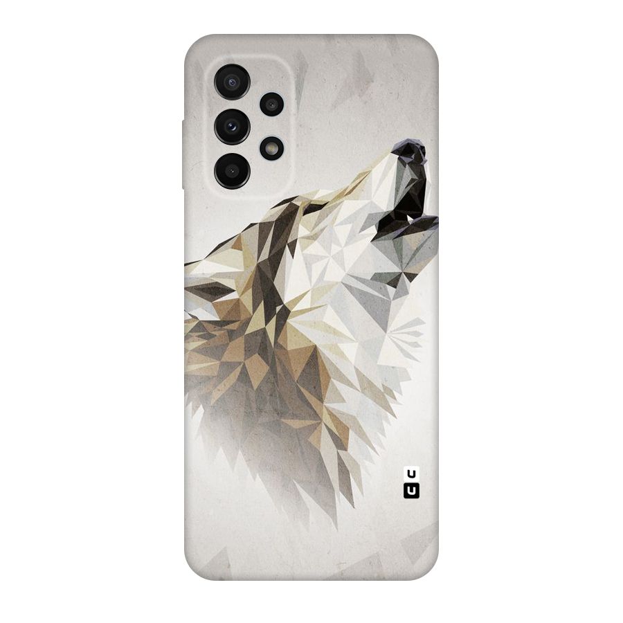 Diamond Wolf Original Polycarbonate Back Case for Galaxy A23