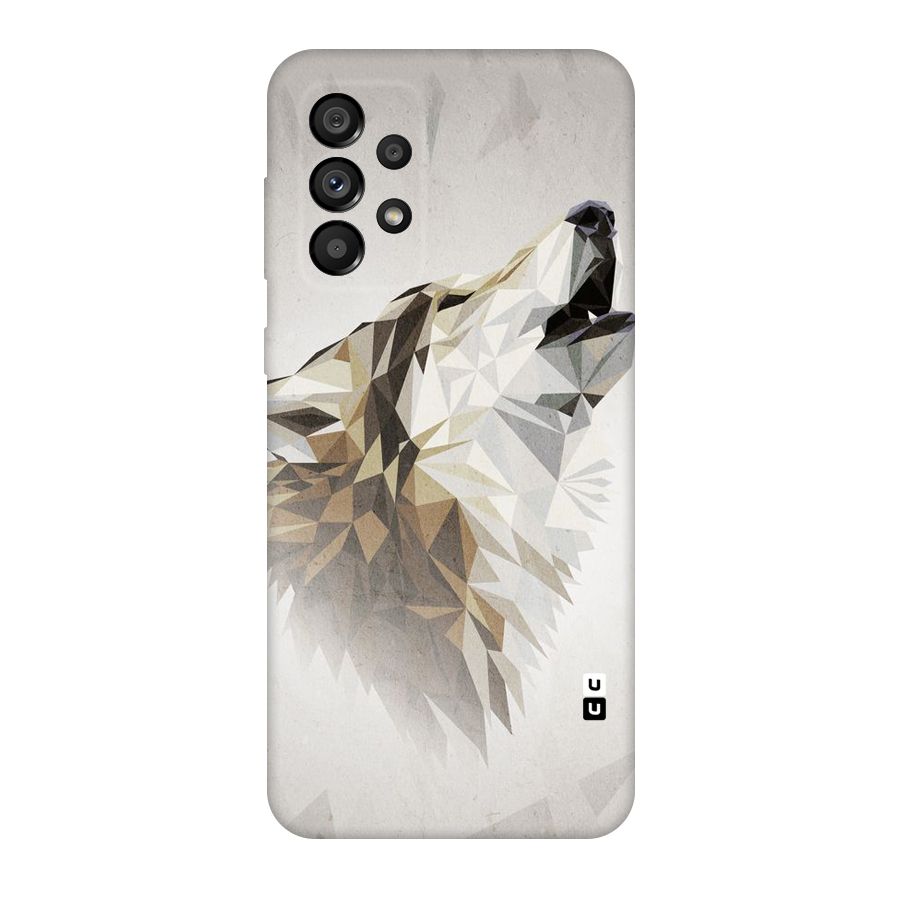 Diamond Wolf Original Polycarbonate Back Case for Galaxy A73 5G