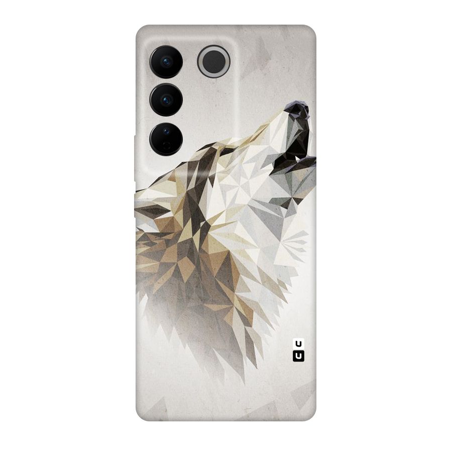 Diamond Wolf Original Polycarbonate Back Case for Vivo V27