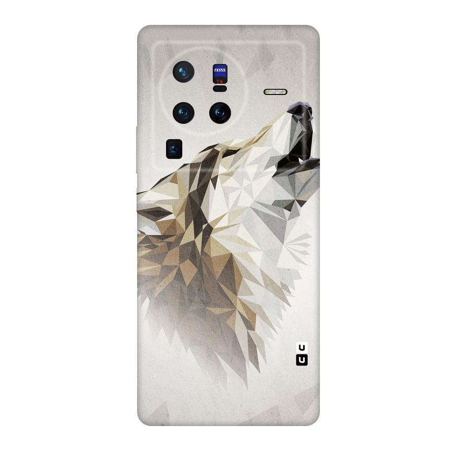 Diamond Wolf Original Polycarbonate Back Case for Vivo X80