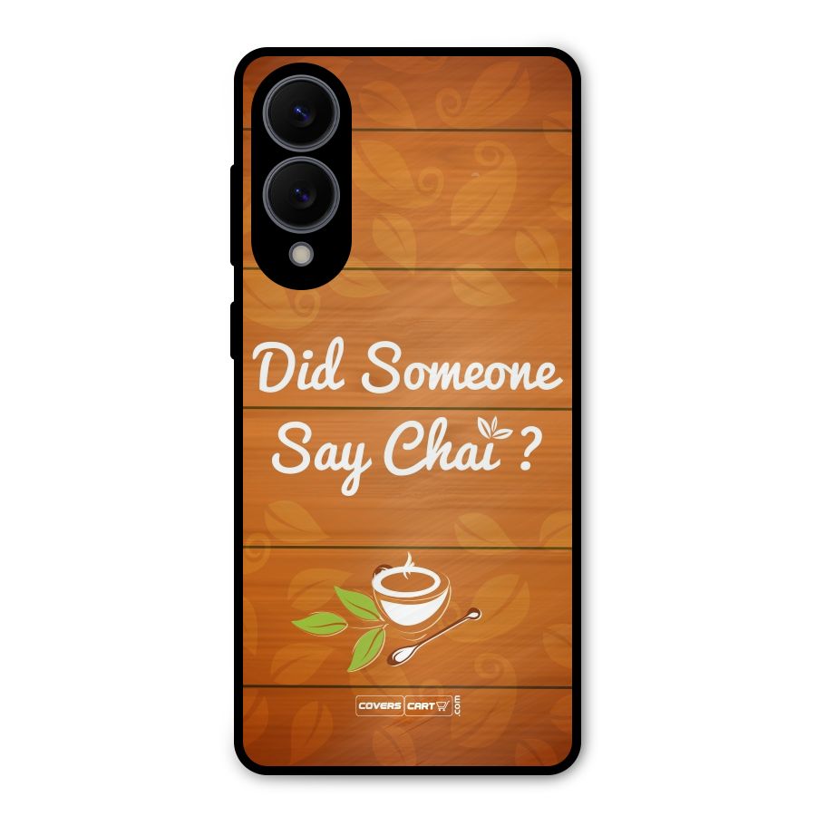 Did Someone Say Chai Metal Back Case for Galaxy S25 Edge