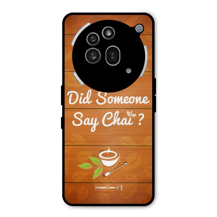 Did Someone Say Chai Metal Back Case for Nothing Phone 3a Pro