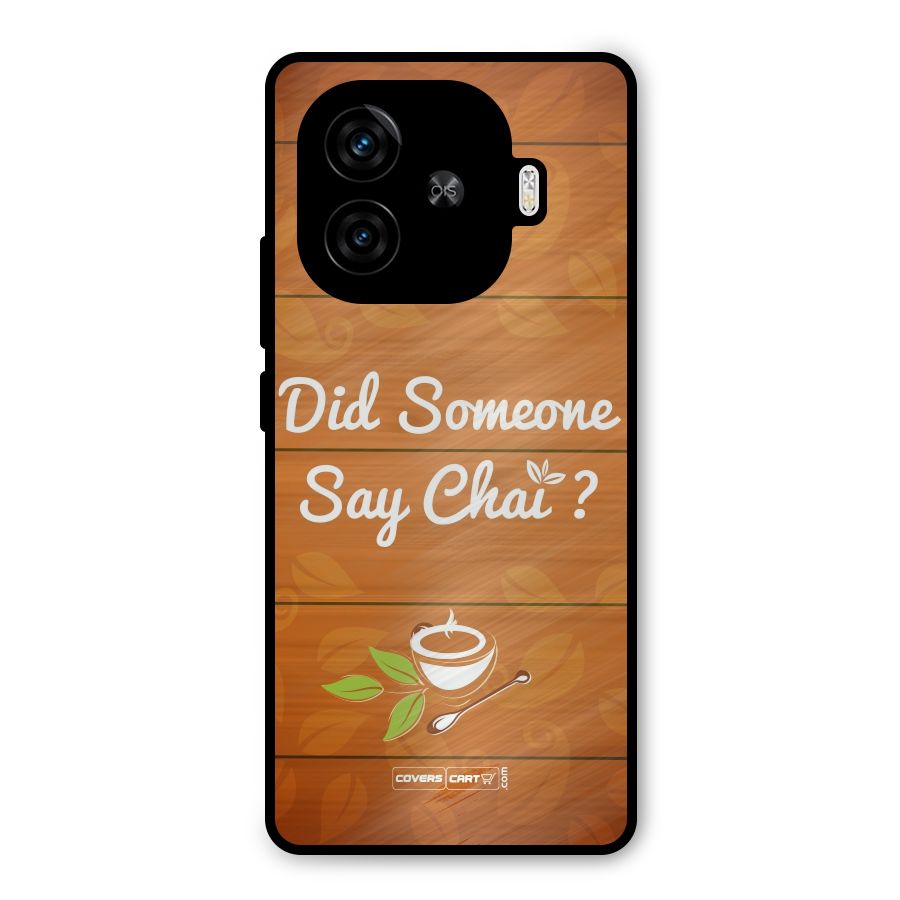 Did Someone Say Chai Metal Back Case for iQOO Neo 10R