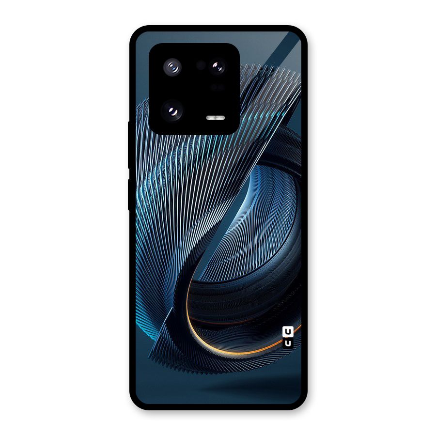 Digital Circle Pattern Glass Back Case for Xiaomi 13 Pro