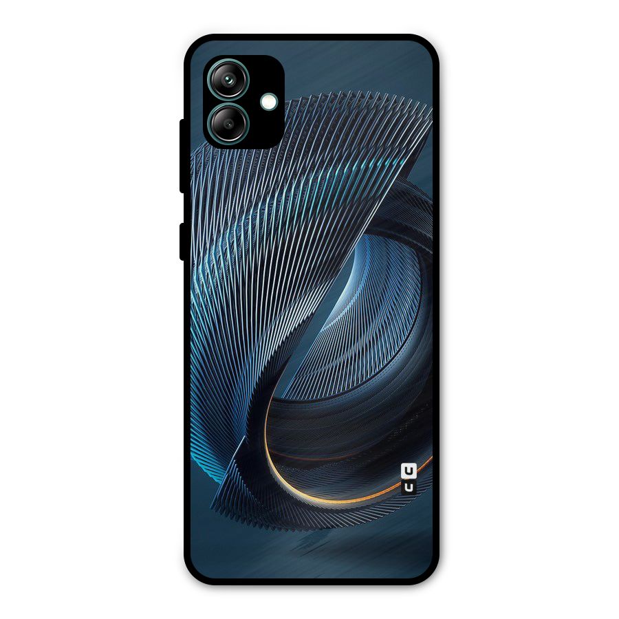 Digital Circle Pattern Metal Back Case for Galaxy A04
