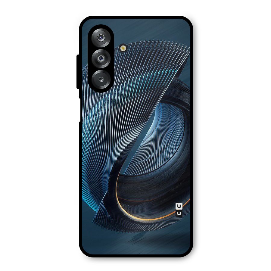 Digital Circle Pattern Metal Back Case for Galaxy A26