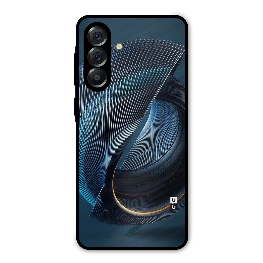 Digital Circle Pattern Metal Back Case for Galaxy A36