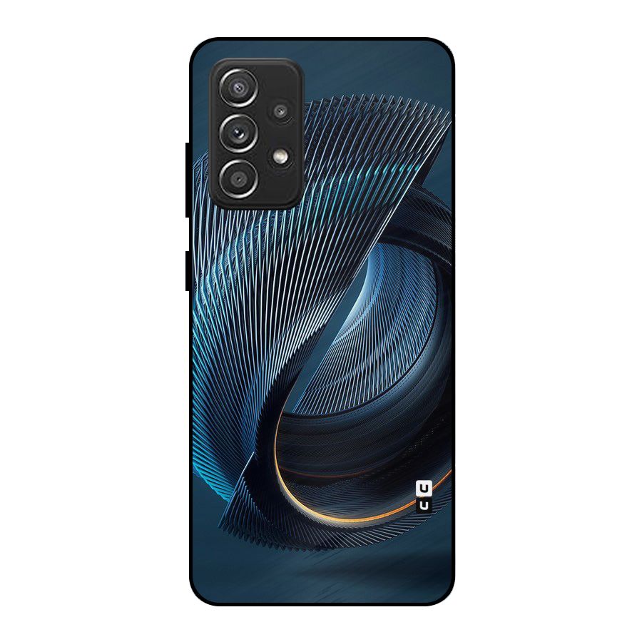 Digital Circle Pattern Metal Back Case for Galaxy A52s 5G
