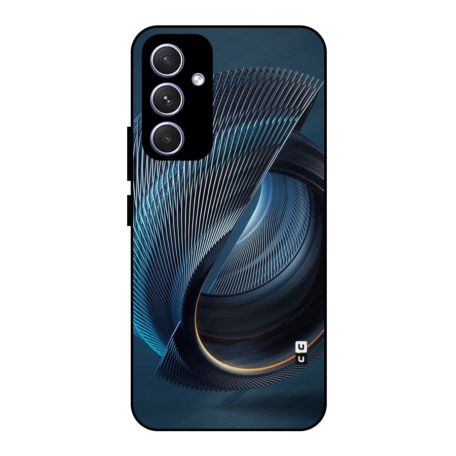 Digital Circle Pattern Metal Back Case for Galaxy A54