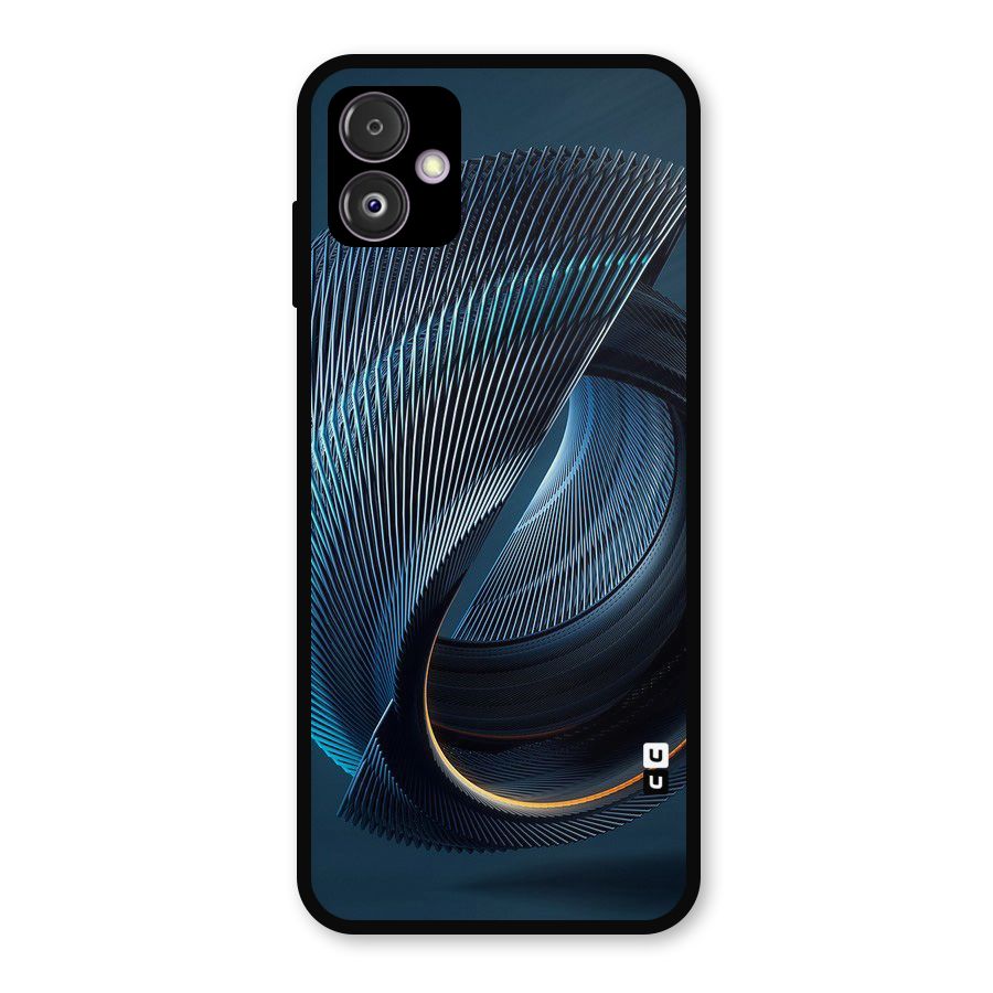 Digital Circle Pattern Metal Back Case for Galaxy F14