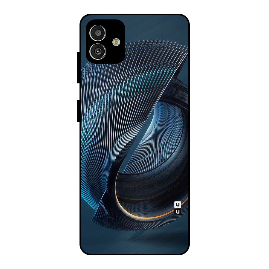 Digital Circle Pattern Metal Back Case for Galaxy M13 5G