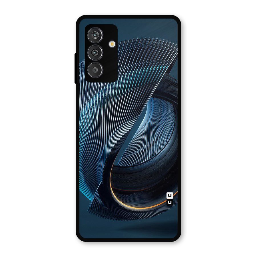 Digital Circle Pattern Metal Back Case for Galaxy M14 5G