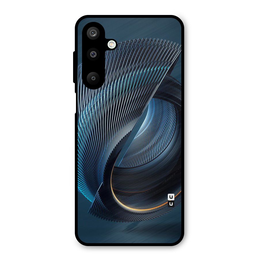 Digital Circle Pattern Metal Back Case for Galaxy M16