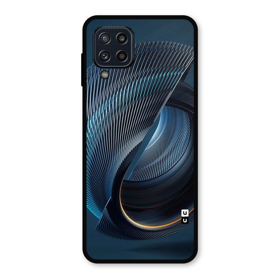 Digital Circle Pattern Metal Back Case for Galaxy M32