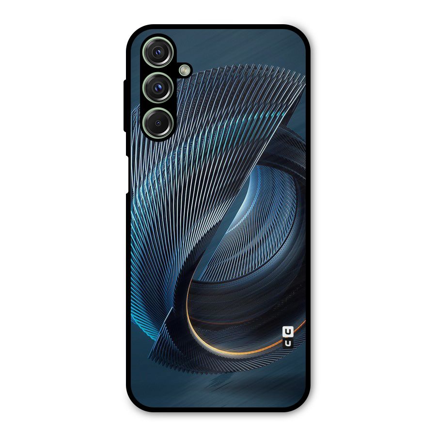 Digital Circle Pattern Metal Back Case for Galaxy M34
