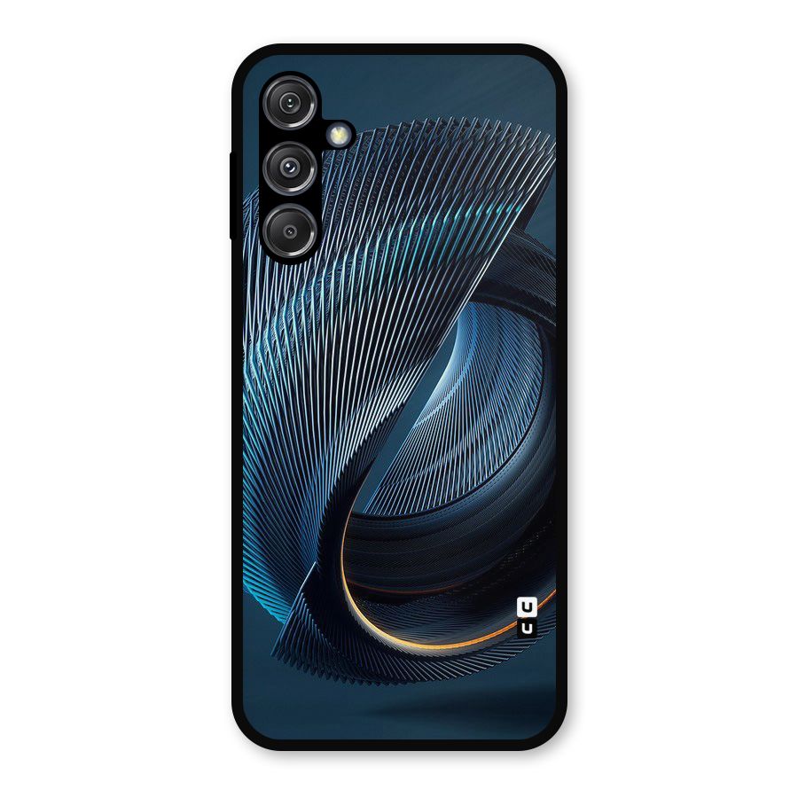 Digital Circle Pattern Metal Back Case for Galaxy M34 5G