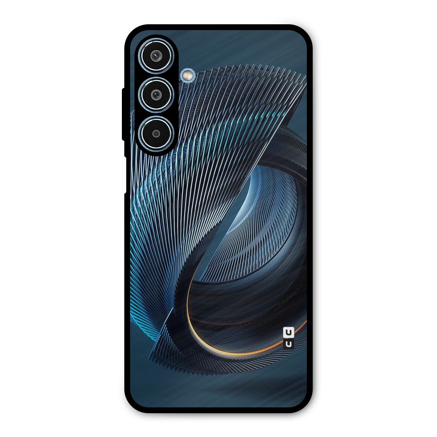 Digital Circle Pattern Metal Back Case for Galaxy M35