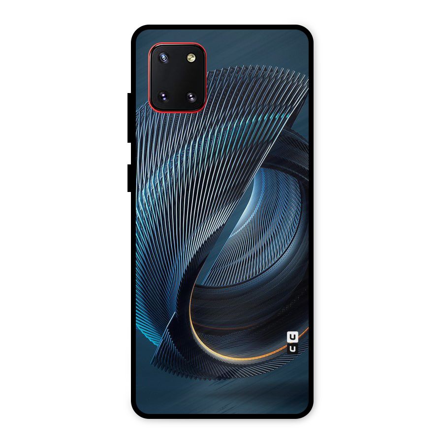 Digital Circle Pattern Metal Back Case for Galaxy Note 10 Lite