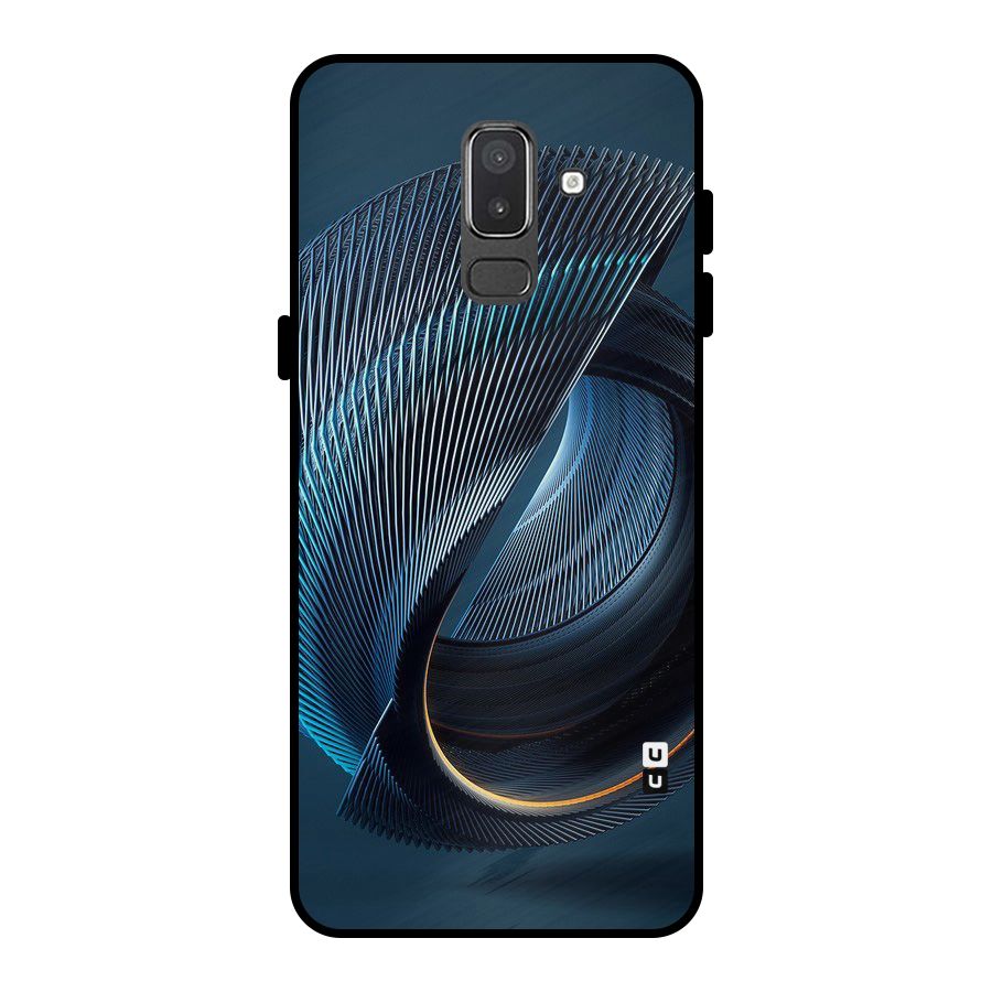 Digital Circle Pattern Metal Back Case for Galaxy On8 (2018)